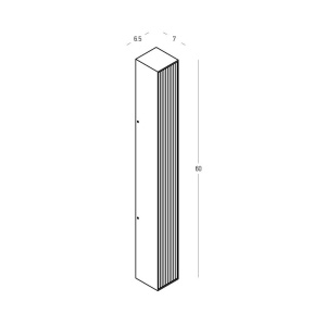 Aplica perete exterior iluminat LED IP54 RIBS - Img 3