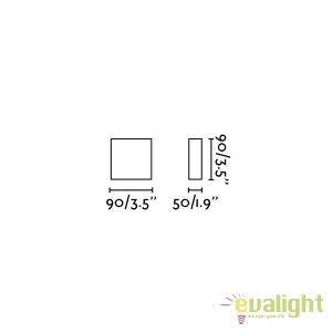 Aplica perete LED de exterior design modern minimalist KAULA-1 70405 176388 universul-luminii.ro