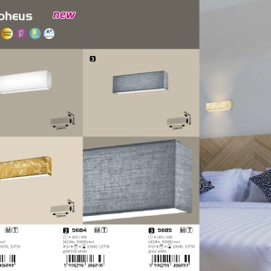 Aplica perete LED design modern Morpheus aurie 5684 RX - Img 4