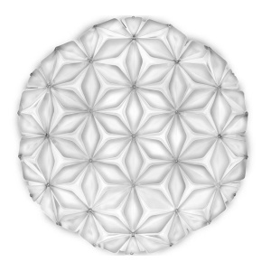 Aplica perete sau tavan design unicat realizata manual La Vie Large White - Img 1