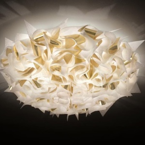Aplica perete sau tavan design unicat realizata manual Veli Aurea Large, 78cm - Img 9