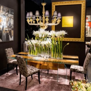 Aranjament floral, decor festiv, design LUX SPIDERLILLY, 50x100cm - Img 2