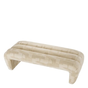 Bancheta eleganta design LUX Eastborne, Brooklyn sand - Img 3