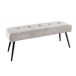 Bancheta tapitata design modern Boutique 100cm, champagner greige