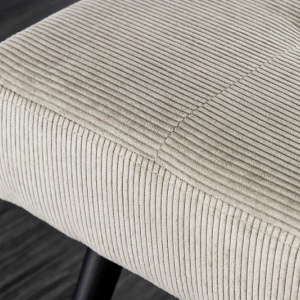 Bancheta tapitata design modern Boutique 100cm, gri deschis - Img 4