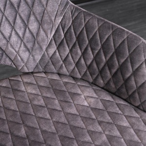 Bancheta tapitata design modern Paris 160cm, gri - Img 2