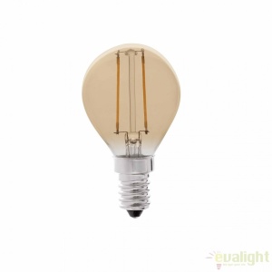 Bec LED decorativ FILAMENT AMBER LED E14 2W 2200K 17413