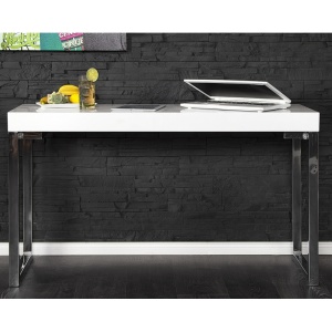Birou elegant White Desk 120x40cm - Img 7
