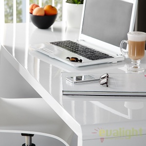Birou modern alb, simplu si elegant, Fast Trade 140cm A-36024 VC - Img 9