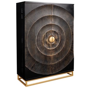 Bufet/ Bar design vintage GOLDEN SUNSET 140cm Mango - Img 14