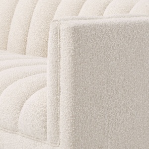 Canapea design elegant LUX Ditmar L, boucle crem 115527 HZ - Img 5