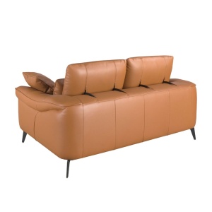 Canapea design LUX 2 locuri Brown Leather - Img 3