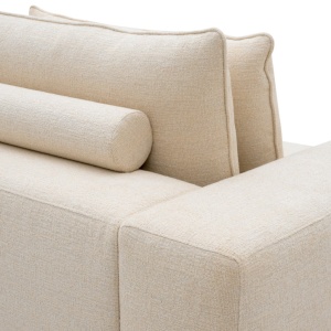 Canapea design LUX Lounge Club L, Nuoro beige - Img 7