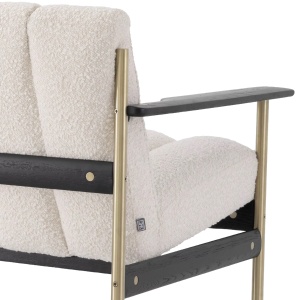 Canapea eleganta design LUX Elan, Boucle crem - Img 5