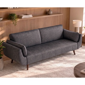 Canapea extensibila DIVANI 220cm catifea gri
