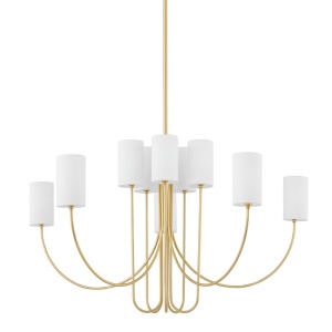 Candelabru 10 brate LUX contemporan Harlem