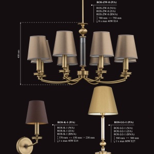 Candelabru 12 brate elegant design clasic ROSSANO - Img 9