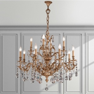 Candelabru 12 brate LUX cu cristale Scholer, Versailles 144528 universul-luminii.ro