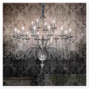 Candelabru 16 brate crom diam. 90cm ARTU SP16 073149 176248 universul-luminii.ro
