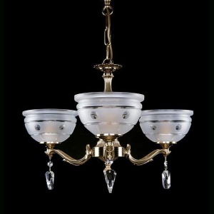 Candelabru 3 brate Cristal Bohemia Exclusive SAFFIRA III.