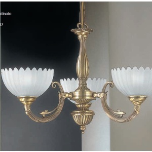 Candelabru 3 brate design italian realizata manual 3620 203148 universul-luminii.ro