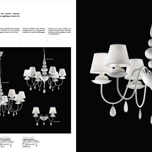 Candelabru 8 brate diametru 92cm BLANCHE SP8 BIANCO 035574 45958 universul-luminii.ro