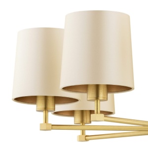 Candelabru 8 brate modern PRINCETON bej 145748 universul-luminii.ro