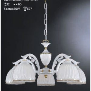 Candelabru clasic cu 5 brate design italian 9601 202938 universul-luminii.ro