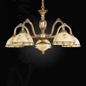 Candelabru clasic cu 5 brate realizat manual 6308 204188 universul-luminii.ro