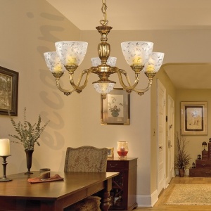Candelabru clasic cu 5 brate realizat manual 6352 107118 universul-luminii.ro
