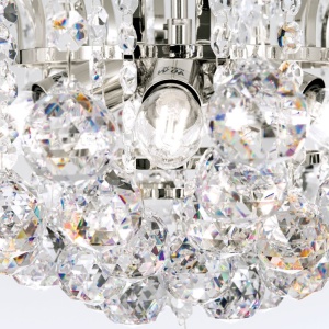 Candelabru cristal Asfour design lux KRISTALL KLASSISCH 6L chrome plated/clear crystal 239338 universul-luminii.ro