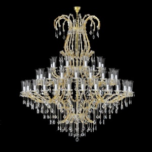 Candelabru Cristal Bohemia Exclusive 54 brate EMPEROR ROBERT