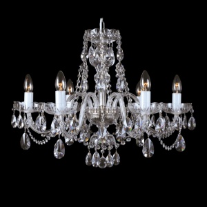 Candelabru cu 6 brate Cristal Bohemia L11 801/06/1-A - Img 5