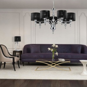 Candelabru design elegant Impress 5 Black 98398 universul-luminii.ro