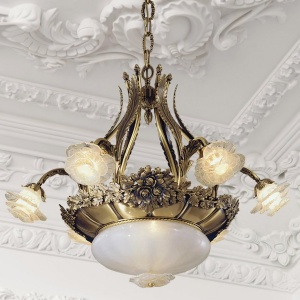 Candelabru design floral LUX realizat manual Rose 162378 universul-luminii.ro