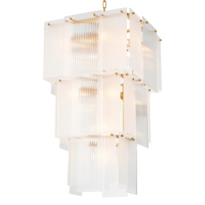 Candelabru design LUX, Sticla, Alama Antic, Giardano