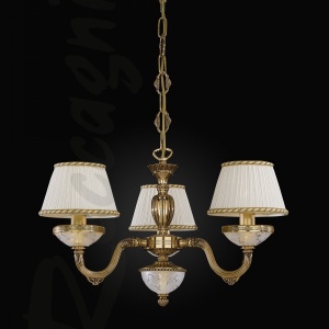 Candelabru din alama 3 brate design italian 6502 204468 universul-luminii.ro