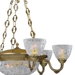 Candelabru din alama 6 brate design italian 9L 6252 102228 universul-luminii.ro