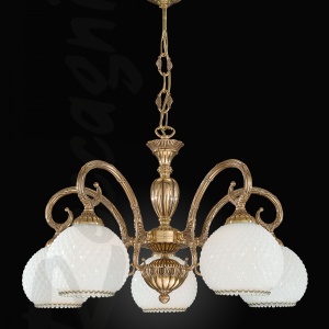 Candelabru din alama cu 5 brate design italian 8500 204688 universul-luminii.ro