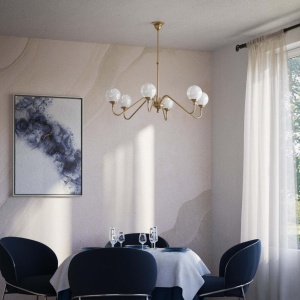 Candelabru din alama stil modern Art Deco Incanto - Img 13