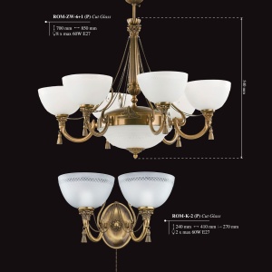 Candelabru elegant design clasic Roma - Img 4
