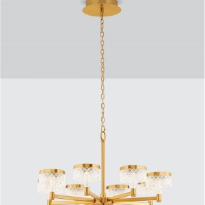 Candelabru LED design modern cu 8 brate Bion 228418 universul-luminii.ro