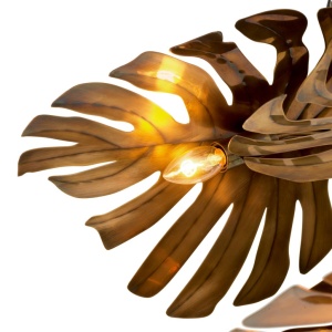 Candelabru LUX design frunze Tropique alama vintage - Img 6