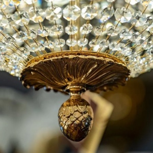 Candelabru LUX realizat manual cu cristale Scholer Empire 163128 universul-luminii.ro