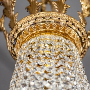 Candelabru LUX realizat manual cu cristale Scholer Empire 241088 universul-luminii.ro