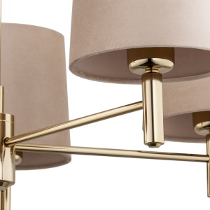 Candelabru modern design elegant PONTE 5L bej 102908 universul-luminii.ro