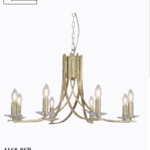 Candelabru stil elegant metal alama Ascona 8L 624808 universul-luminii.ro