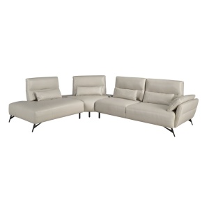 Coltar 5 locuri, Spatar Reglabil, Sezlong Stanga, Cowhide sand