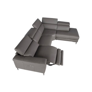 Coltar dreapta design italian LUX tapitat cu piele naturala Alfredo - Img 7
