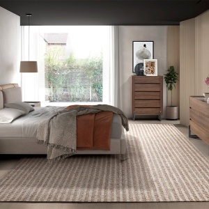 Comoda 6 sertare deosebita design LUX Walnut-Marble - Img 5